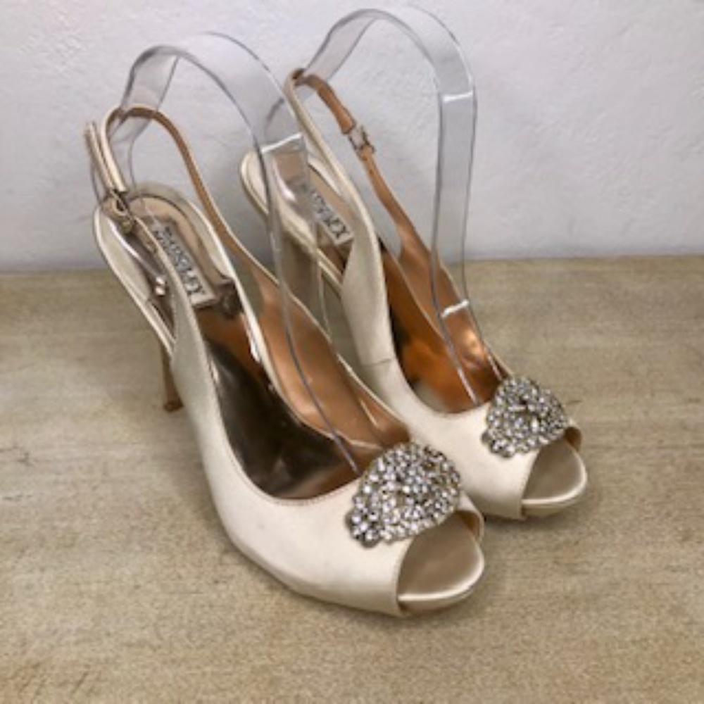 Badgley Mischka Embellished Bridal Formal Heels